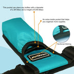 WEARWAN Massage Oil Holster, Adjustable and Durable Massage Holster, Bag only, Bottle not Included (1B-Cyan)