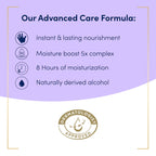 Dove Advanced Care Hand Sanitizer Lavender & Chamomile Pack of 4 for Soft, Smooth Skin, 99.99% Effective Against Many Germs, 8 o