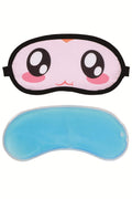 Skylofts Stylish Cute Soft & Smooth Blindfold & Sleeping Eye Mask With Cooling Pad For Girls (Multi)