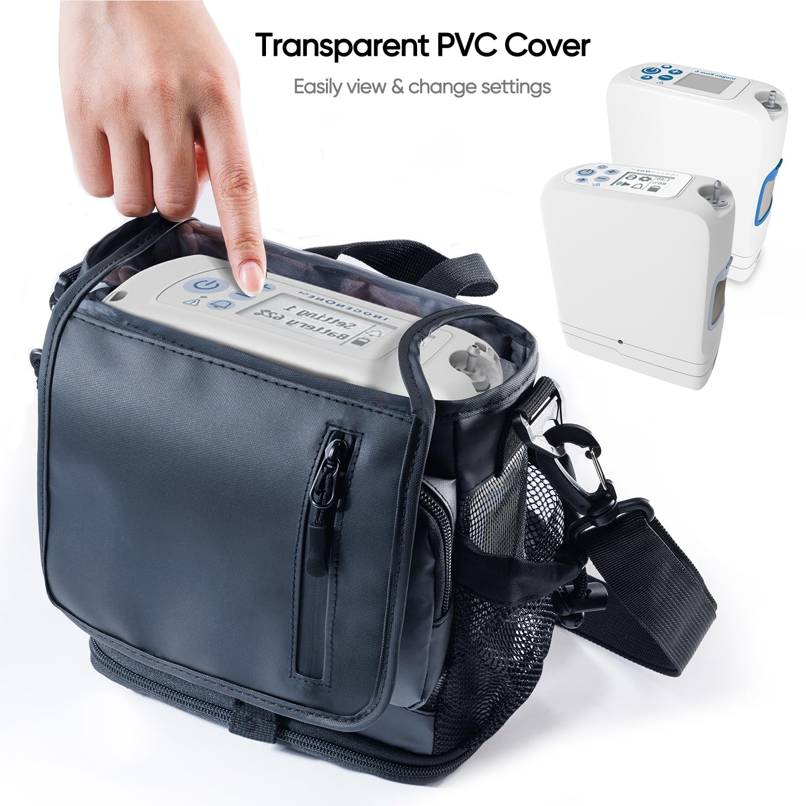 BAGSFY Lightweight Carry Shoulder Bag for Inogen One G5 and Rove 6 Tote, Portable Oxygen Concentrator Carrying Case for Inogen O