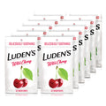 Luden s Sore Throat Drops, For Minor Sore Throat Relief, Wild Cherry, 30 Count, 12 Pk