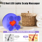 Viuyougor Scalp Massager - Electric, Portable Head Massager for Hair Growth, Waterproof, 3 Speed Modes & 8 Massage Claws