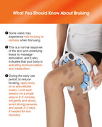 Rovista Anti Cellulite Massage Tool - Ergonomic Cellulite Remover for Legs and Arms with Detachable Handles - Smooth-Glide Lymph