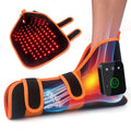 Red Light Wrap for Foot & Elbow, 660nm & 850nm LED Light Therapy, Rechargeable 5000mAh, 3 Brightness Levels, 10Hz/40Hz Pulse Mod