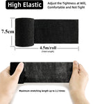 ADMITRY Self Adhesive Bandage Wrap,8 Rolls 3    X 5 Yards Vet Wrap for Dogs, Horses, Pets, Elastic Cohesive Bandages for Wrist,