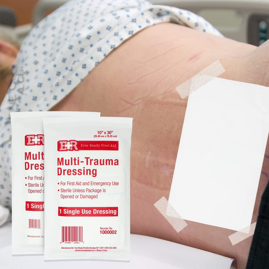 Ever Ready First Aid Multi-Trauma Dressing 10x30 1 Count