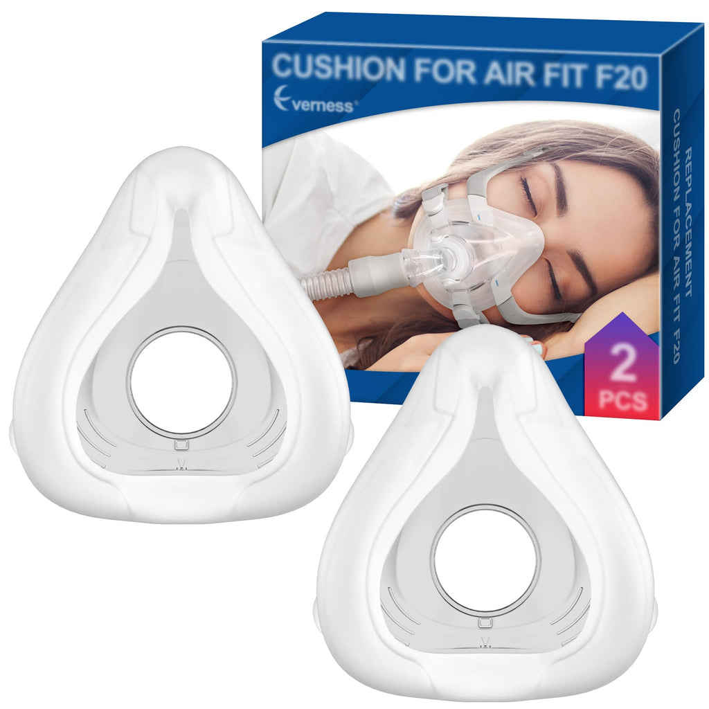 2 Packs Replacement Cushion (M) for F20, Reliable Seal & Softer Fit, Compatible with Original Frame, Great-Value & Durable Repla