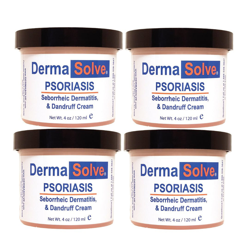 Dermasolve Psoriasis, Seborrheic Dermatitis & Dandruff Cream Formulated to Treat Itchy Flakey Inflamed Skin And Prevent Future F