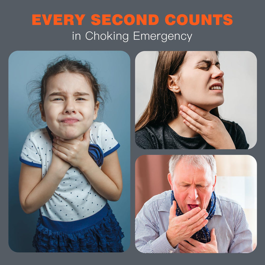 Sonmol Automatic Choking Rescue Device for Kids and Adults with 3 Masks | Portable Anti Choking Device Strong Suction Home Emerg