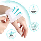 General Medi Sterile Island Dressing Bordered Gauze - 50 Count, 4 x 4 Gauze Pads, Wound Care Pad with Adhesive Border - Sterile,