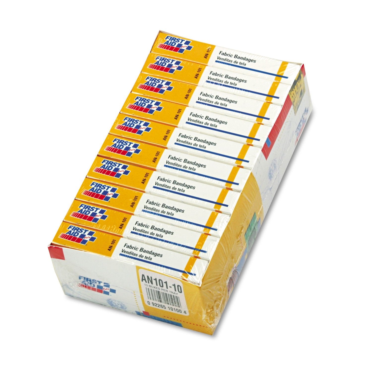 First Aid Only AN101 First-Aid Refill Fabric Adhesive Bandages, 1-Inch x 3-Inch, 160/Pack