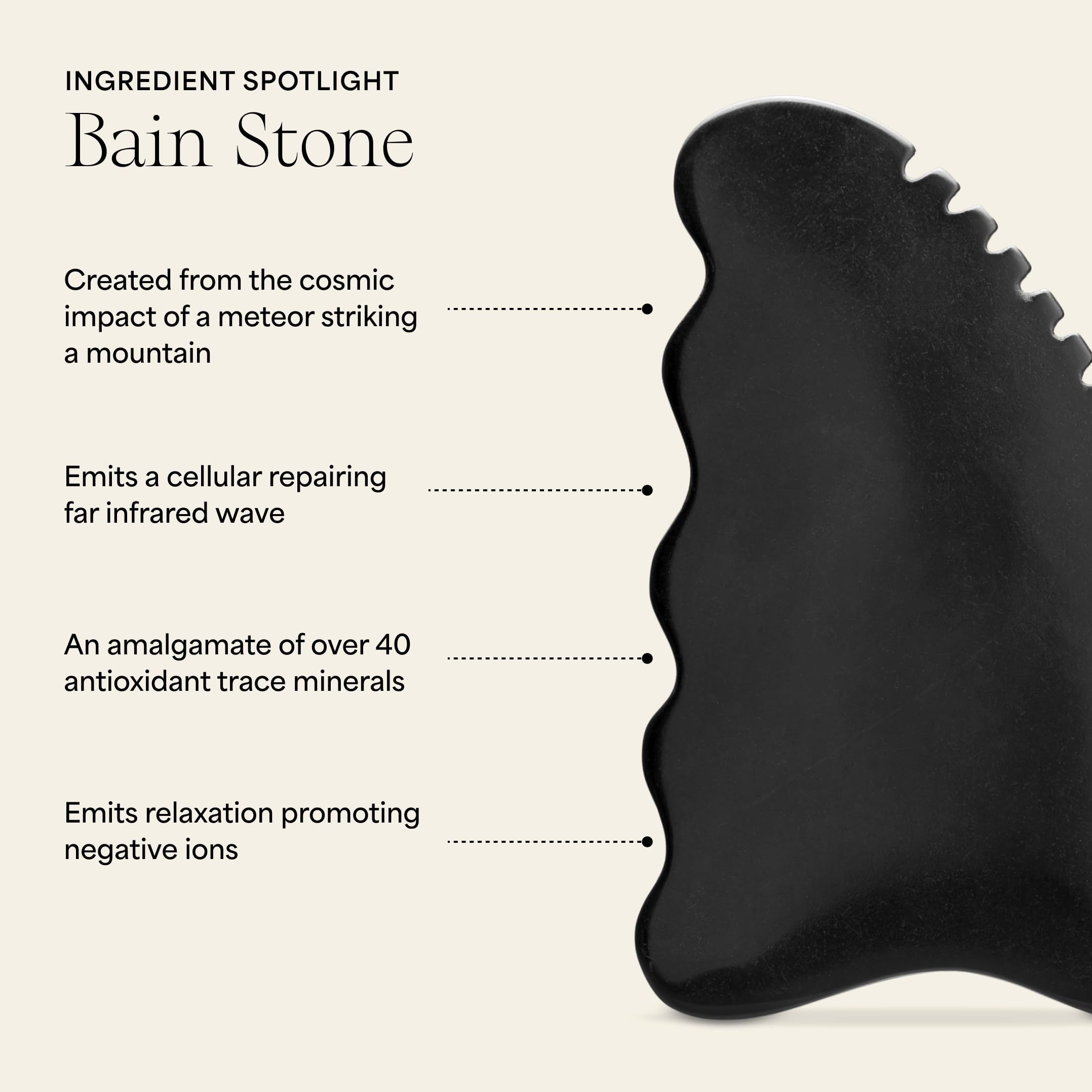 Wildling Aura Stone Gua Sha Body Stone I Body Massage Stone to Tighten, Tone, Sculpt + Smooth I Patented Design Crafted with 100