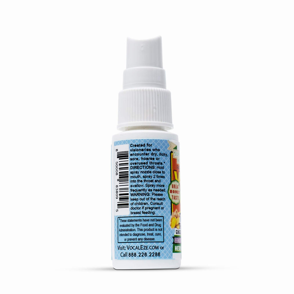 Vocal Eze Throat Spray | Relieve Sore, Hoarse, Fatigue, Dryness of Throat | Herbal Immune Support, All Natural Ingredients (1)