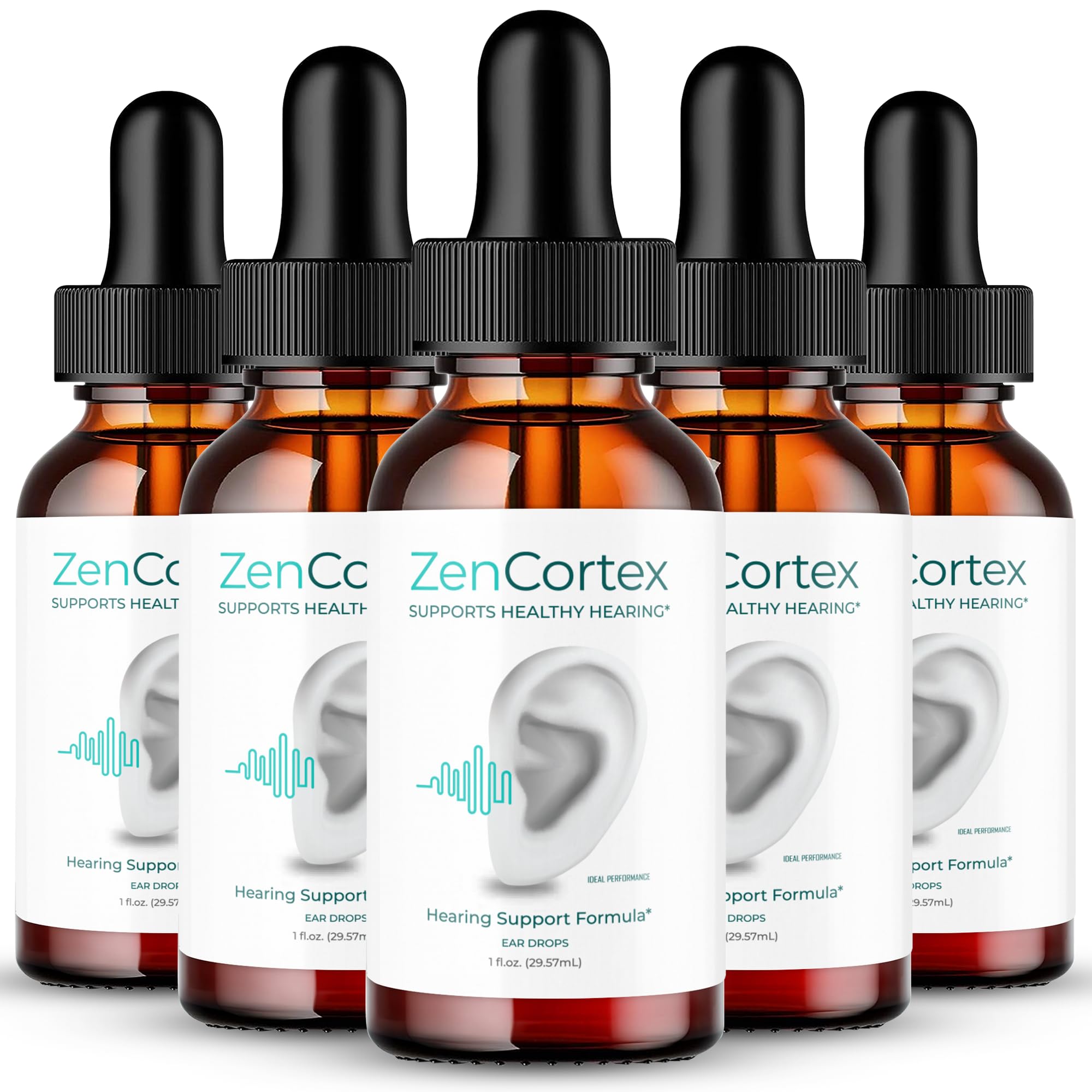 IDEAL PERFORMANCE Zencortex Tinnitus Relief for Ringing Ears Drops, Zencortex Ring Clear Tinnitus Drops, Tinnitus Treatment Supp