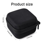 9 Slot Insulin Fridge Travel Storage Case, Black Secure & Compact Peptide Holder Fridge Organizer Case Fits Standard 10ml U-100