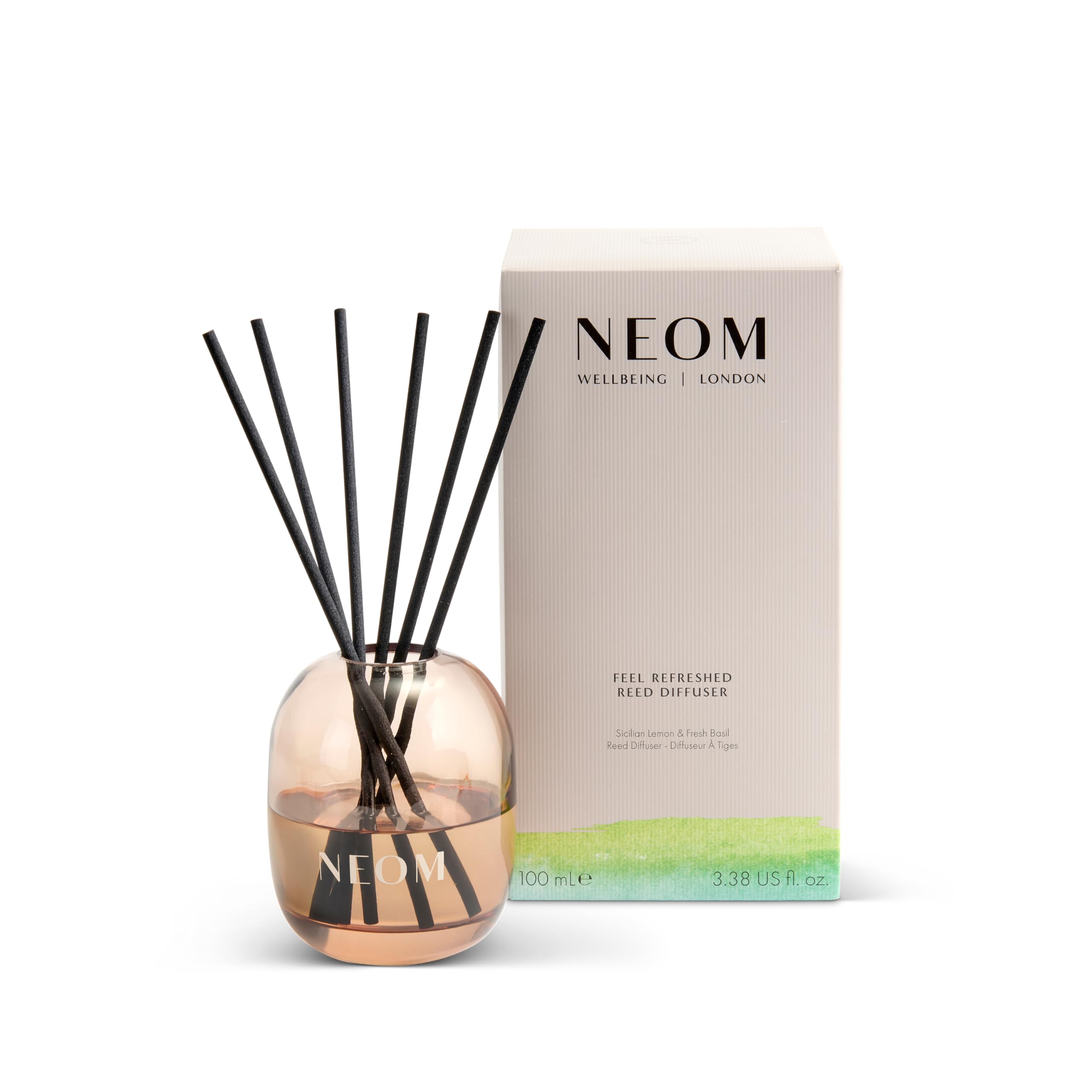 NEOM- Reed Diffuser (Reed Diffuser 100ml, Feel Refreshed)