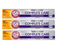 ARM & HAMMER Complete Care Fluoride Anticavity Toothpaste, Fresh Mint 6 oz (Pack of 3)