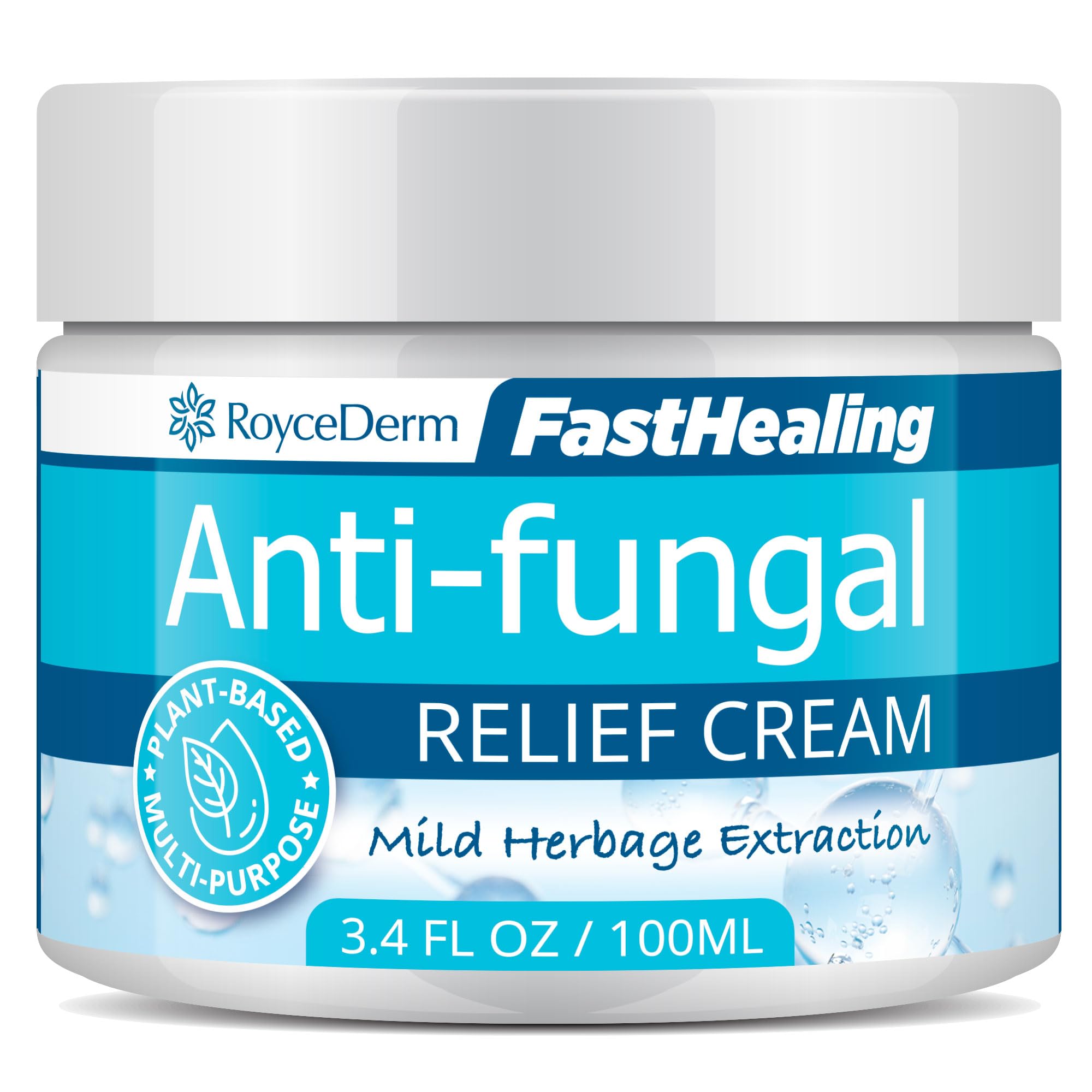 Roycederm Antifungal Cream, Athletes Foot Treatment Cream, Jock Itch Cream, Antifungal Treatment for Athletes Foot, Eczema, Psor