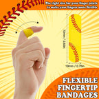 60PCS Softball Bandages for Girls, Breathable Adhesive Bandage for Softball Team Sport Travel and at School, Softball Themed Par