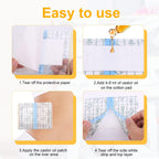 30pcs Castor Oil Pack Wrap, Self Adhesive Portable Castor Oil Belly Button Patch Anti Leakage Absorbent Cotton Perfect Gift for
