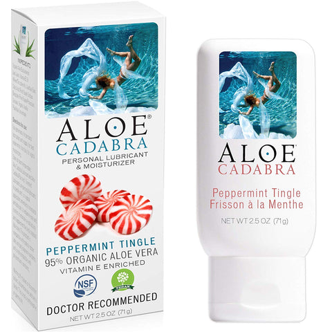 Aloe Cadabra Natural Lubricant Organic Assorted Flavored Water Based Lube Bundle for Her, Him & Couples: 1 Each - Strawberry, Ch