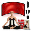 24 x 12 Red Light Therapy Belt for Body, 660nm & 850nm(Invisible) Infrared Wrap with 3 Modes, 5 Intensity Levels, 1090 Min Time