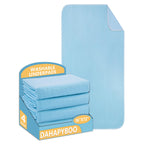 DAHAPYBOO Washable Underpads, 36x72 4 Pack Incontinence Bed Pads, Heavy Absorbency Reusable for Elderly, Kids, Adults and Pets, 