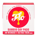 FLO Organic Bamboo Period Pads for Women, Feminine Care, Organic Menstrual Products, Plant-Based, Sanitary Napkins for Women, Wo