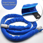 JAKIA CPAP Tube Cover Sleeve Wrap Insulator Protector,6.2 ft Long Double Fabric Soft Fleece with Full Length Zipper,Soft Surface