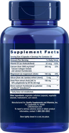 Life Extension Bone Strength Collagen Formula, Calcium Collagen chelate, Calcium fructoborate, Vitamin D3, Magnesium Citrate, Si