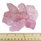Hypnotic Gems 1 lb Bulk Rose Quartz Rough from Madagascar - Large 1'' Natural Raw Stones & Fountain Rocks for Tumbling, Cabbing,