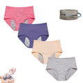 biqozi Panties for Women Over 60 70, Leakproof Ladies Underwear, Ladies Comfortable Leak Proof Incontinence Panties(#10,5X-Large