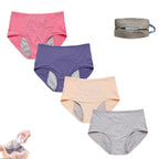 biqozi Panties for Women Over 60 70, Leakproof Ladies Underwear, Ladies Comfortable Leak Proof Incontinence Panties(#10,5X-Large