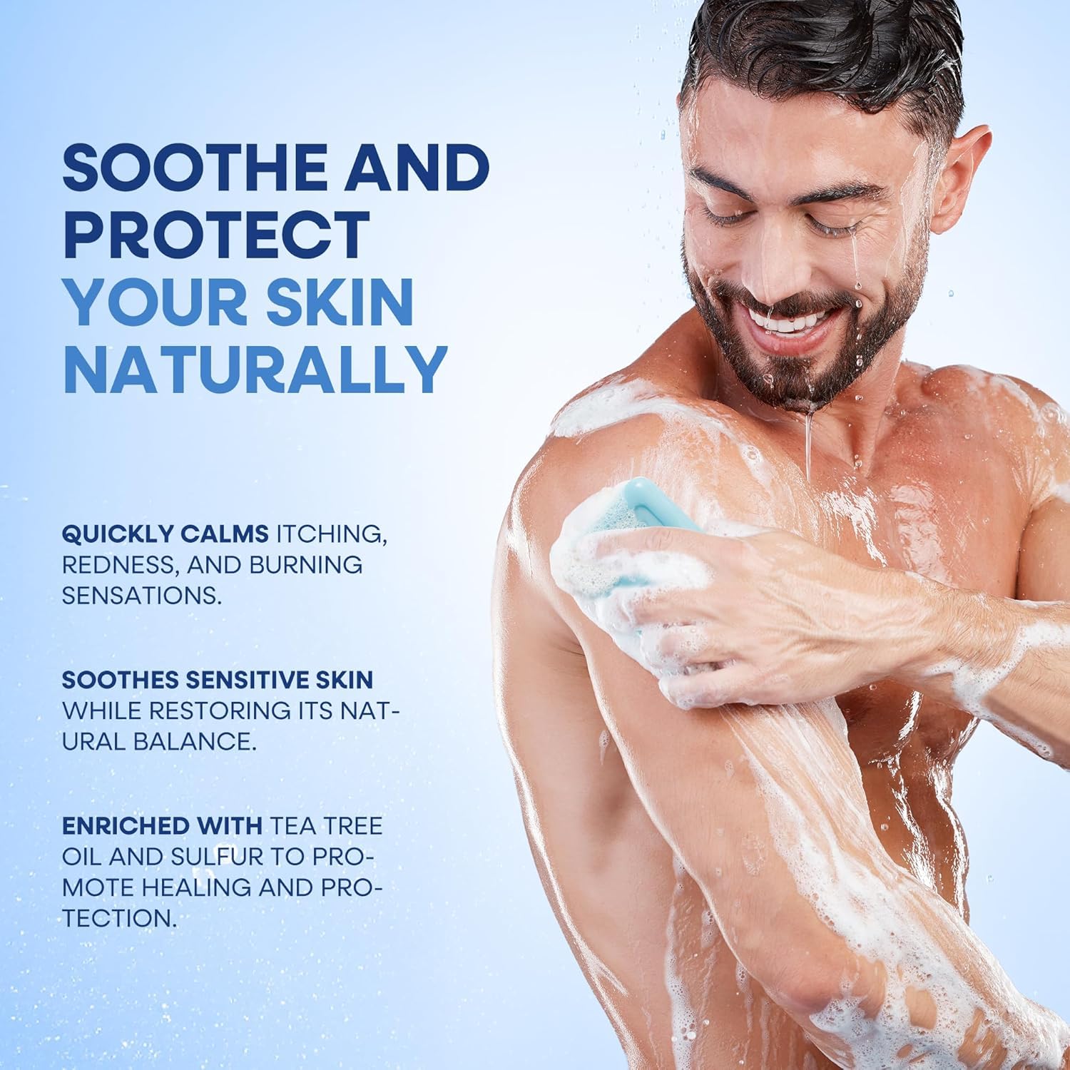 Hermon Folliculitis Treatment Cream & Antifungal Soap with Tea Tree Oil: Effective Treatment for Folliculitis Scalp Face and Bod