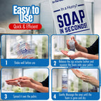 Rock Doctor Foaming Hand Soap In Seconds, 3 Pack, Spray Bottle Dispenser, Fresh Scent, No Rinse Alcohol Free Sanitizer, Gentle o