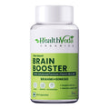 Health Veda Organics PlantBased Brain Booster With Ginkgo Biloba & Brahmi  Supports Memory, Focus & Concentration  60 Veg Cap