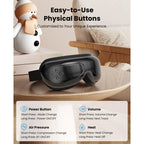 BOB AND BRAD Eye Massager FSA/HSA Eligible, EyeOasis 2 - Eye Massager with Heat, Smart Eye Mask Massager for Migraine with BT Mu