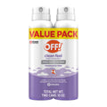 OFF! Clean Feel Picaridin Insect Repellent Aerosol Value Pack, 2 Cans, 10 oz Total