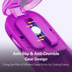 Anycoo Pill Cutter, Pill Splitter for Multiple Pills, Pill Cutter Splitter for Small and Tiny Pills, Adjustable Pill Cutters for