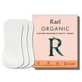Rael Reusable Panty Liners Menstrual, Organic Cotton Cover, Period Essential, Cloth Pantyliner for Women, Washable, Soft and Thi