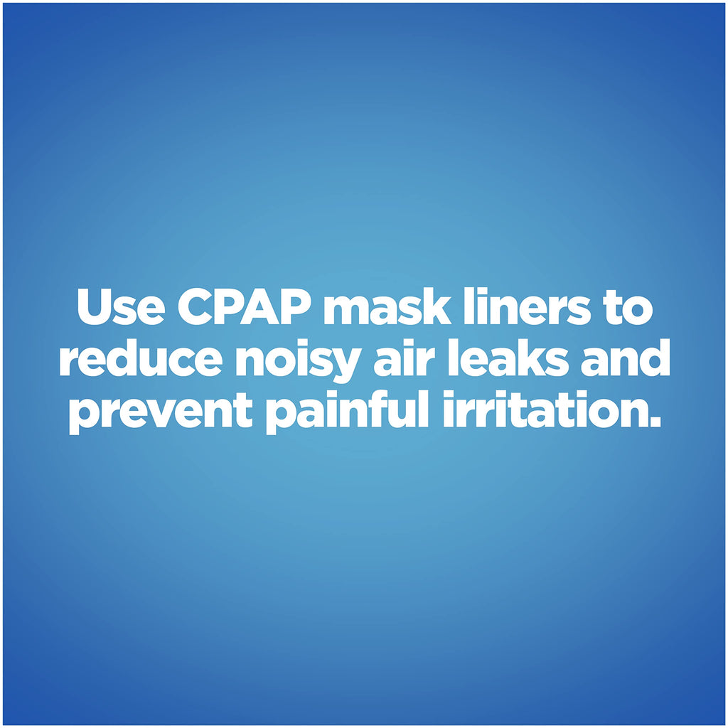 resplabs CPAP Mask Liners Compatible with Most Nasal Masks - Reusable Cushion Covers, Reduces Noisy Air Leaks & Provides Comfort