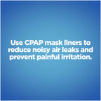 resplabs CPAP Mask Liners Compatible with Most Nasal Masks - Reusable Cushion Covers, Reduces Noisy Air Leaks & Provides Comfort