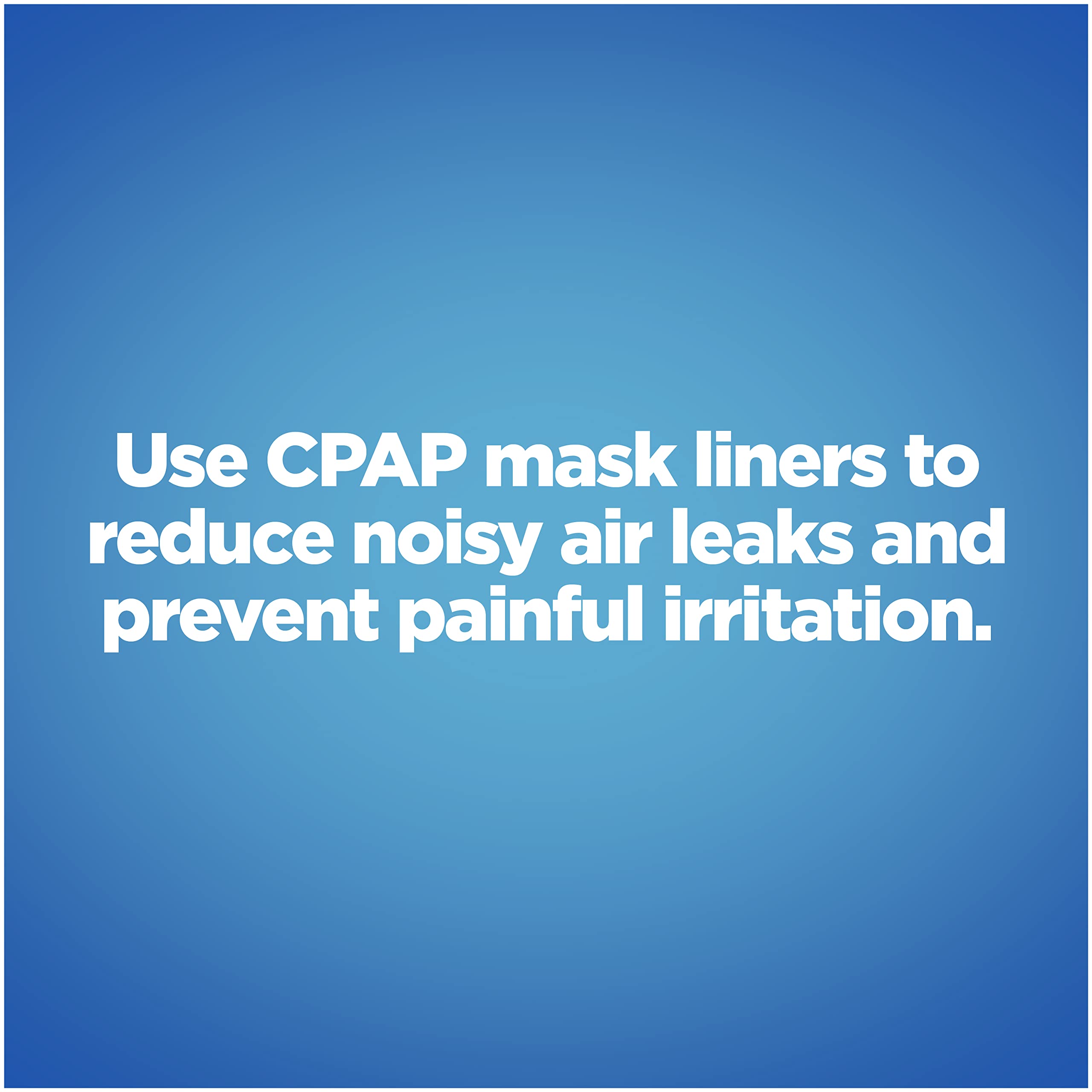 resplabs CPAP Mask Liners Compatible with Most Nasal Masks - Reusable Cushion Covers, Reduces Noisy Air Leaks & Provides Comfort