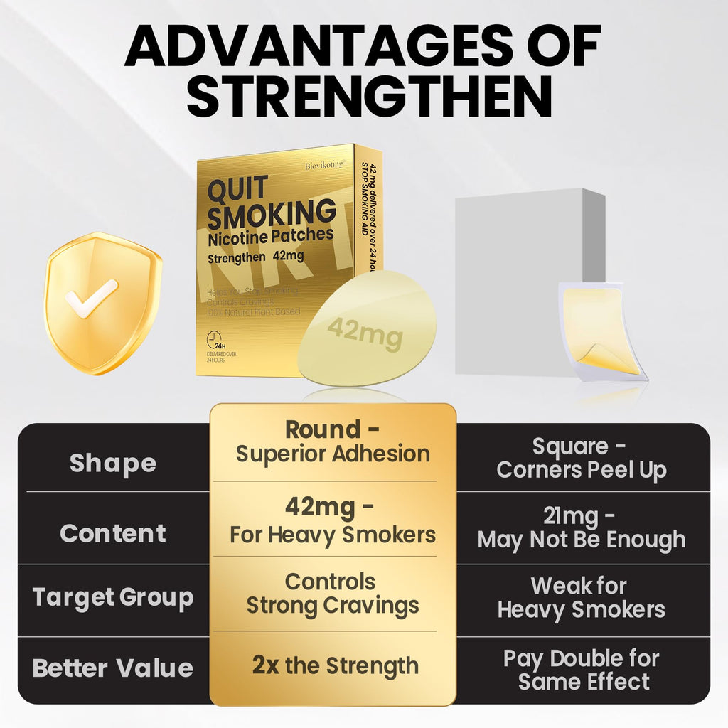 Quit Smoking Patches 42mg, Nicotine Patches Step 1, Stop Smoking Aids That Work, Anti Smoking Stickers, Delivered Over 24 Hours