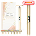 Fxtiaa Red-Light-Therapy-Wand-for-Face, 7 Colors LED Light Therapy Wand Eye Facial Red & Blue Rejuvenation Tool, Face Massager, 