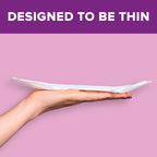 Poise Ultra Thin Incontinence Pads with Wings & Postpartum Incontinence Pads, 4 Drop Moderate Absorbency, Regular Length, 90 Cou