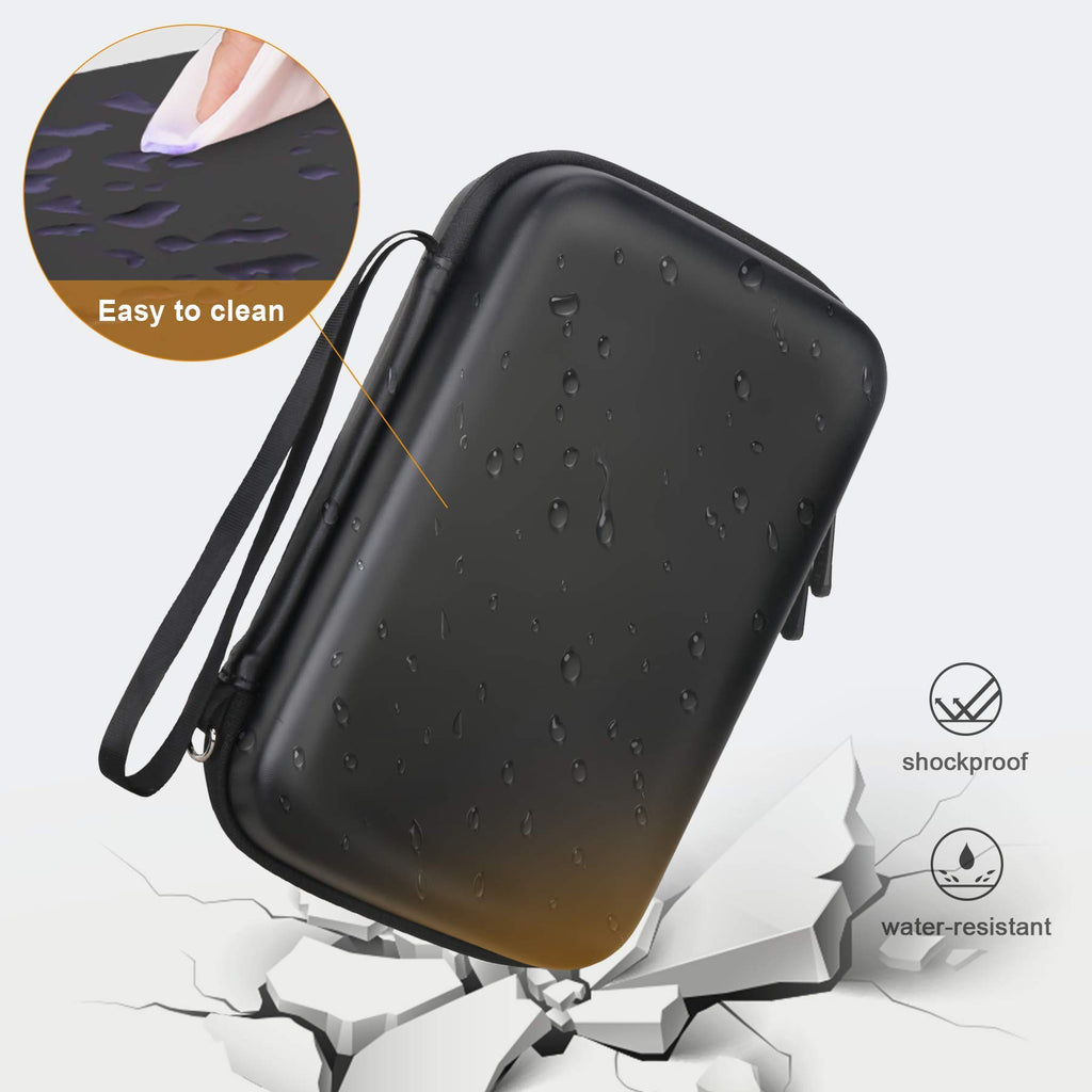 BOVKE Diabetic Supplies Travel Case for Diabetic Testing Kit, Glucose Meter Storage Case for Insulin Pens, Glucose Meters, Test
