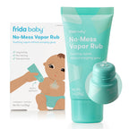 Frida Baby No-Mess Vapor Rub, Baby Vapor Rub for Chest, Neck, Back + Foot,Non-staining, Petroleum-Free Hands-Free Applicator Tub