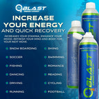 O2 Blast 95-99% Pure Oxygen, 10 Liter 3 Pack Portable Can with Sanitary flip top Cap, Increase Stamina & Reduce Recovery Time, I