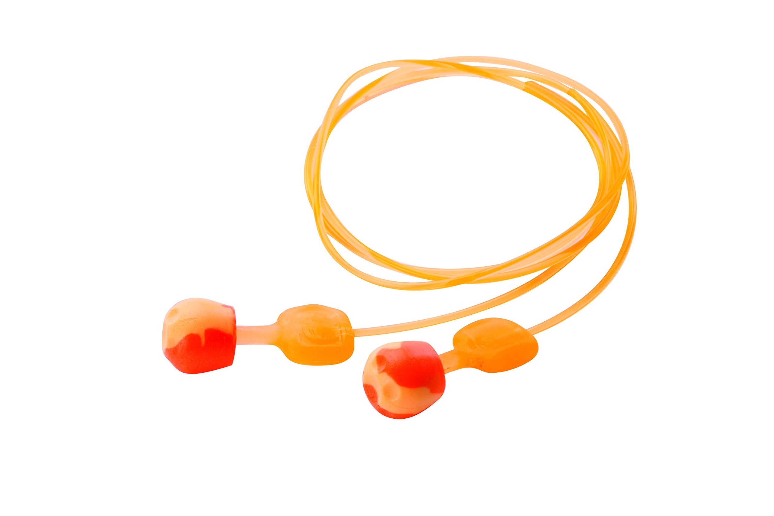 Howard LEIGHT Honeywell Ademco Howard Leight Shooting Sports TRUSTFIT POD Corded Multiple-Use Earplugs, 3 Pairs, Orange